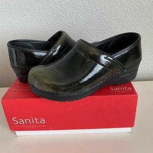 Sanita Green clogs